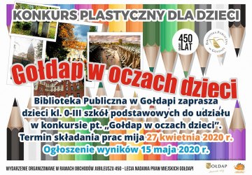 Konkurs plastyczny „Gołdap w oczach dzieci”