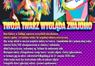 Dom Kultury w Gołdapi zaprasza wszystkich mieszkańców Gminy Gołdap do wspólnej zabawy artystycznej