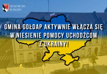 Gmina Gołdap aktywnie włącza się w niesienie pomocy uchodźcom z Ukrainy!