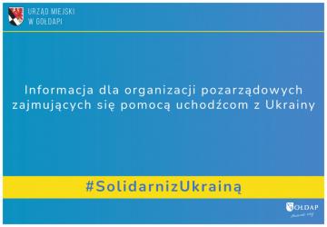 ! Uwaga NGO zajmujące się pomocą uchodźcom z Ukrainy.