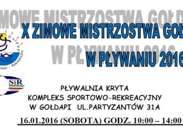 X Zimowe Mistrzostwa Gołdapi w Pływaniu