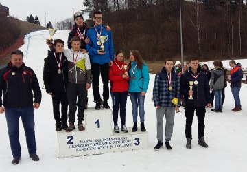 Zawodnicy klas sportowych Gimnazjum nr 1 im. Noblistów Polskich w Gołdapi Mistrzami Polski w Saneczkarstwie na Torach Naturalnych