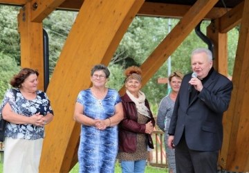 Pożeganie księdza kanonika Kazimierza Lewandowicza w Grabowie