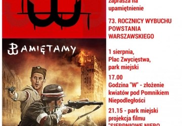 1 sierpnia- Narodowy Dzień Pamięci Powstania Warszawskiego