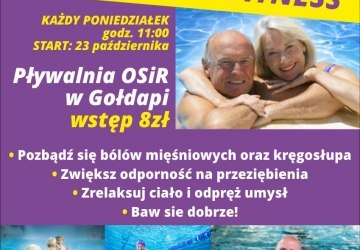 Aktywny Senior w wodzie