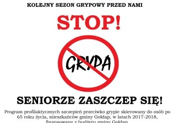 Seniorze! Zaszczep się przeciwko grypie!