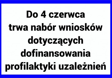 Trwa nabór wniosków dotyczących profilaktyki uzależnień