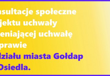 KONSULTACJE SPOŁECZNE