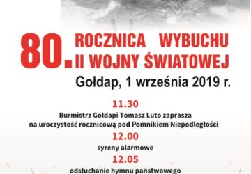 80. rocznica wybuchu II wojny światowej