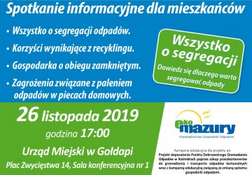 Spotkanie informacyjne dla mieszkańców