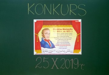 Obchody Roku Stanisława Moniuszki - konkurs w SP 3