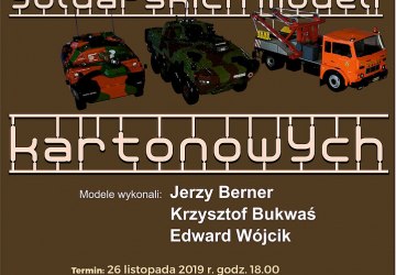 Wystawa gołdapskich modeli kartonowych