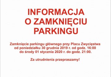 Zamknięcie parkingu