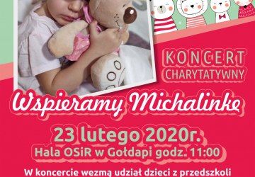 Koncert charytatywny Wspieramy Michalinkę