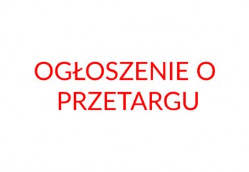 Burmistrz Gołdapi ogłasza I przetarg ustny nieograniczony.