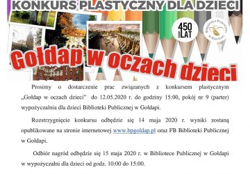 „Gołdap w oczach dzieci” – konkurs plastyczny