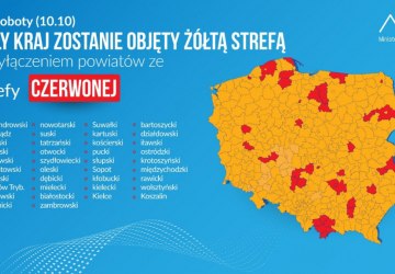 Państwowa Powiatowa Stacja Sanitarno-Epidemiologiczna w Gołdapi informuje jakie obostrzenia będą obowiązywać w żółtych strefach od 10 października