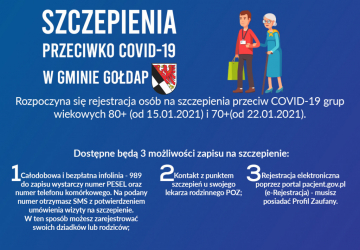 SZCZEPIENIA przeciwko COVID-19 w Gminie Gołdap