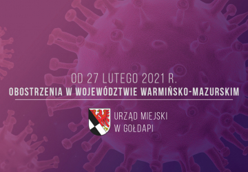 Obostrzenia w województwie warmińsko-mazurskim od 27 lutego 2021 r.