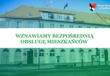 Urząd Miejski w Gołdapi wznawia bezpośrednią obsługę mieszkańców