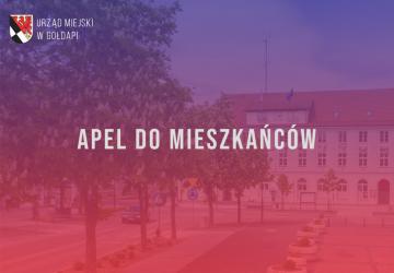 Apel do mieszkańców