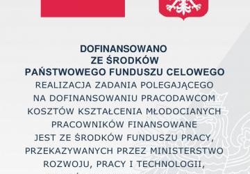 Dofinansowanie na kształcenie młodocianych pracowników.