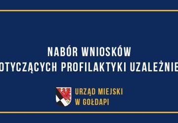 Nabór wniosków dotyczących profilaktyki uzależnień