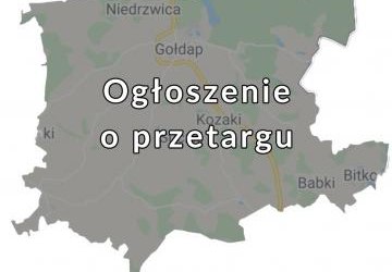 Ogłoszenie o przetargu ustnym nieograniczonym na sprzedaż nieruchomości niezabudowanej, składającej się z działek oznaczonych numerami ewid. 224/77 i 224/140, położonej w Niedrzwicy przy ul. Granicznej w obrębie geod. 0001 Bałupiany