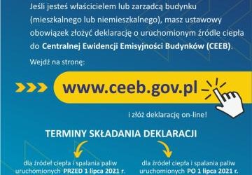 Do 30 czerwca 2022 r. należy złożyć deklarację źródła ogrzewania do Centralnej Ewidencji Emisyjności Budynków