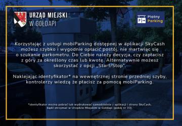 Usługa mobilnych biletów parkingowych dla Strefy Płatnego Parkowania