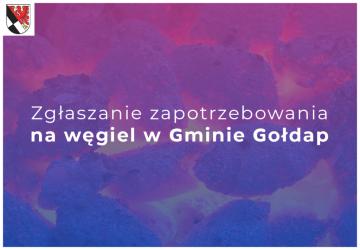 Zgłaszanie zapotrzebowania na węgiel w Gminie Gołdap