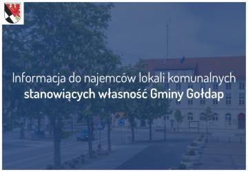 Informacja do najemców lokali komunalnych stanowiących własność Gminy Gołdap