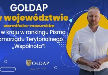 Gołdap na 1 miejscu w województwie w rankingu!