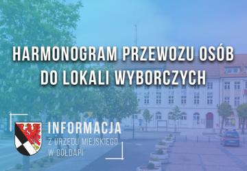 Harmonogram przewozu osób do lokali wyborczych