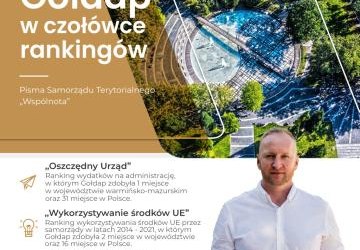 Gołdap w czołówce rankingów